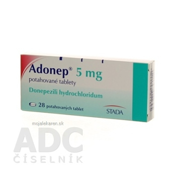 Adonep 5 mg filmom obalené tablety tbl flm 2x14 ks