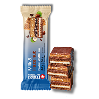 MAXI NUTRITION Waffle Protein bar Mlieko a lieskové oriešky 40 g