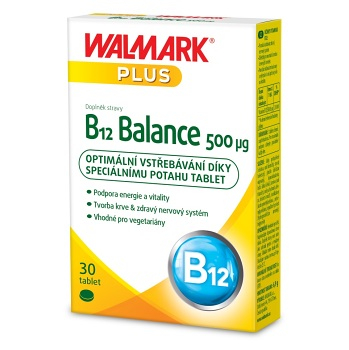 WALMARK B12 Balance 500 µg 30 tabliet