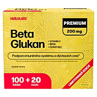 WALMARK Beta glukán PREMIUM 200 mg 100 + 20 tabliet NAVYŠE