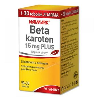WALMARK Beta karotén 15 mg PLUS 90+30 toboliek