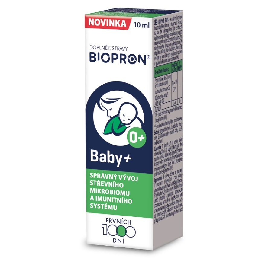 Biopron® BABY+ s vitaminom D kvapky s probiotikami pre deti 10 ml kúpite na Mojalekaren.sk