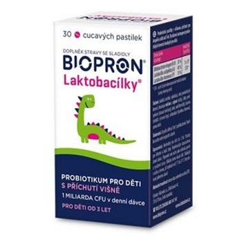BIOPRON Laktobacilky 30 pastiliek
