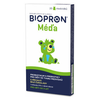 BIOPRON MÉĎA 20 probiotických medvedíkov