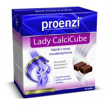 WALMARK Proenzi Lady Calcicube čokoláda 60 tabliet