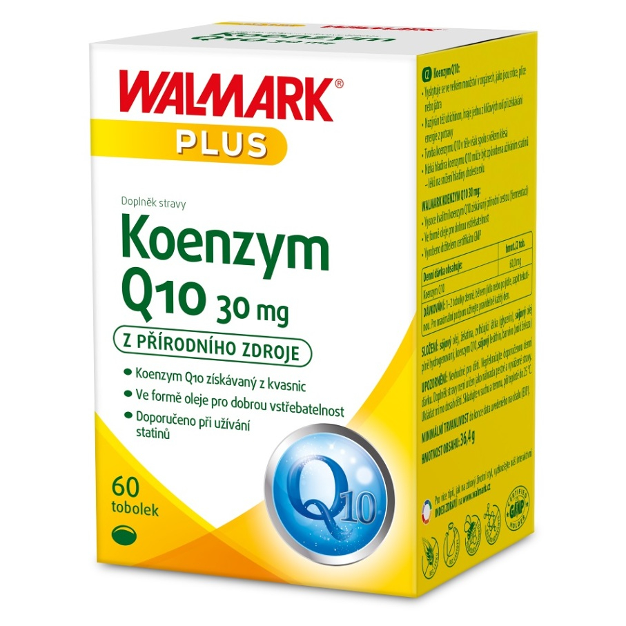 Walmark Koenzym Q10 30 mg kapsuly s koenzýmom Q10 60 cps kúpite na Mojalekaren.sk