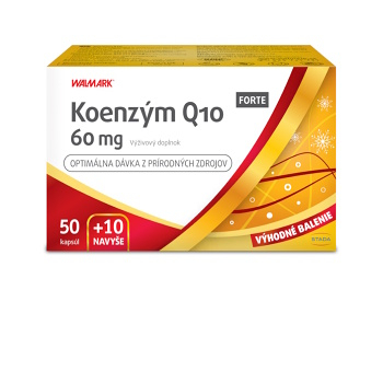 WALMARK Koenzym Q10 Forte 60 mg 50 + 10 kapsúl NAVYŠE