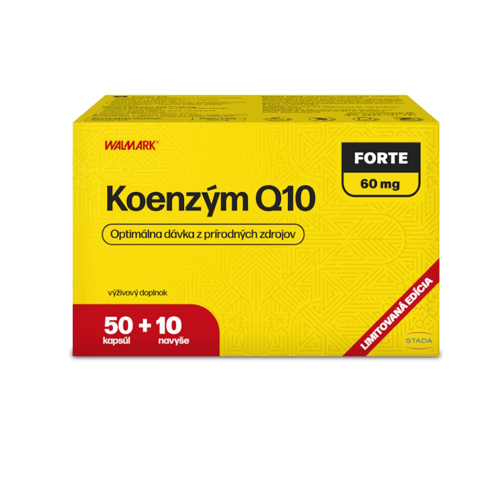 WALMARK Koenzym Q10 Forte 60 mg 50 + 10 kapsúl NAVYŠE kúpite na Mojalekaren.sk