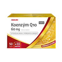 WALMARK Koenzym Q10 Forte 60 mg 50 + 10 kapsúl NAVYŠE