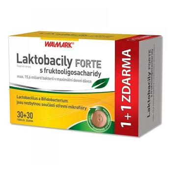WALMARK Laktobacily FORTE s fruktooligosacharidy 30+30 kapsúl