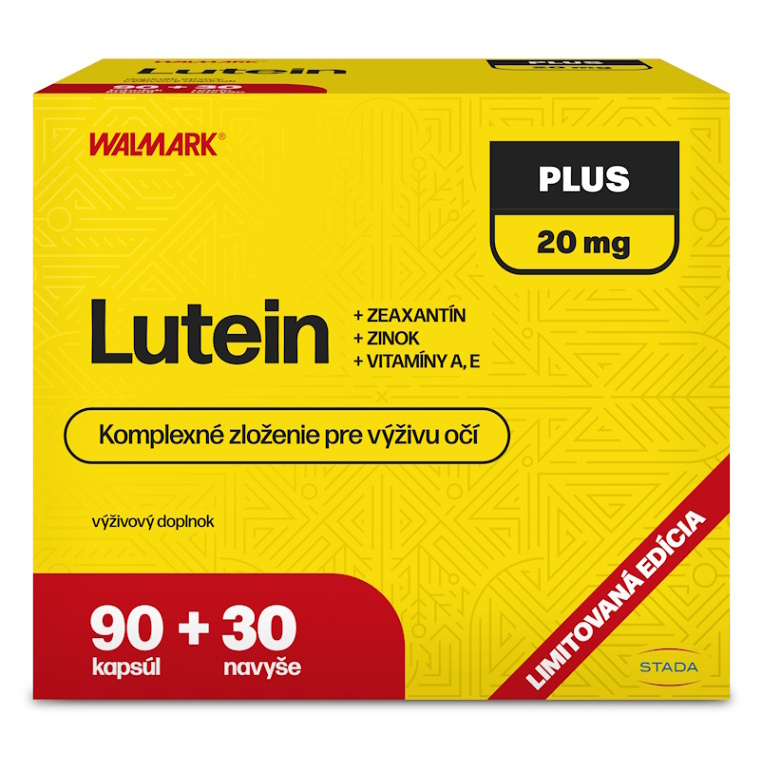 WALMARK Lutein plus 20 mg 90 + 30 kapsúl NAVYŠE kúpite na Mojalekaren.sk