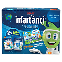 WALMARK Marťankovia multivitamín gummies 2 x 50 kusov + DARČEK
