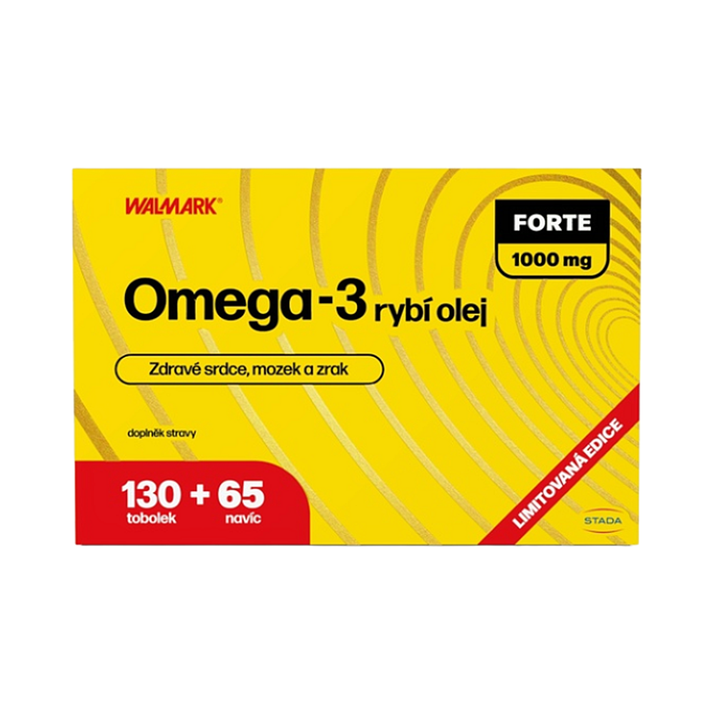 WALMARK Omega 3 Forte 195 měkkých tobolek