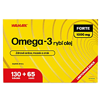 WALMARK Omega 3 forte 1000 mg 130 + 65 kapsúl NAVYŠE