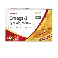 WALMARK Omega-3 rybí olej forte 130 + 65 kapsúl NAVYŠE