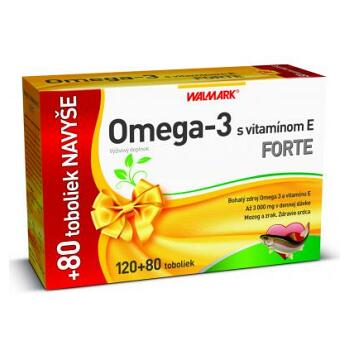 WALMARK Omega 3 + Vitamín E forte 120 + 80 kapsúl