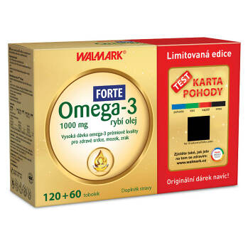 WALMARK Darčekové balenie Omega 3 Forte 120 + 60 kapsúl