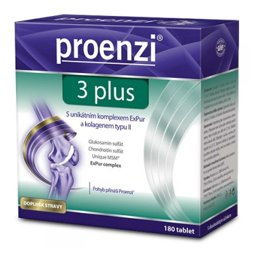 PROENZI 3 Plus tablety na výživu kĺbov a chrupaviek 180 tbl