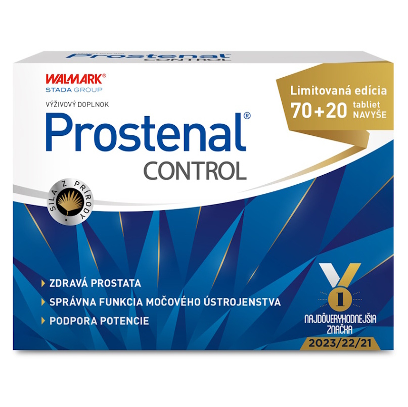 Walmark Prostenal CONTROL problémy s prostatou 90 tabliet kúpite na Mojalekaren.sk
