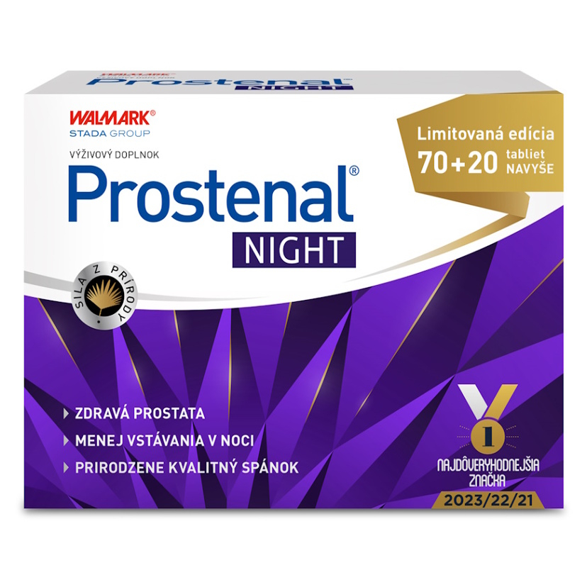 WALMARK Prostenal NIGHT 70 + 20 tabliet NAVYŠE kúpite na Mojalekaren.sk