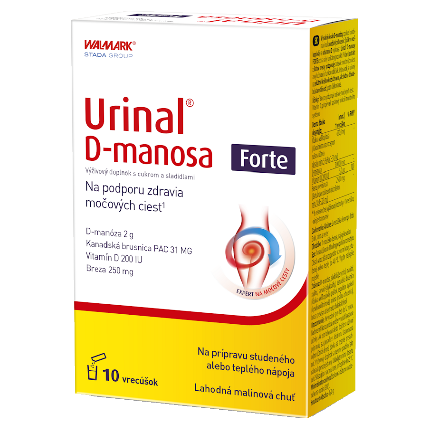 Walmark Urinal D-mannose Forte 10 vrecúšok kúpite na Mojalekaren.sk