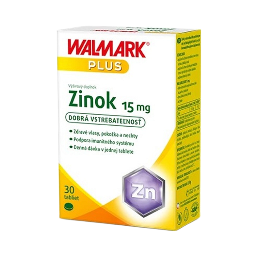 WALMARK Zinok 15 mg 30 tabliet