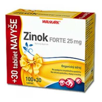 WALMARK Zinok forte 25 mg 100 + 30 tabliet VYPREDAJ