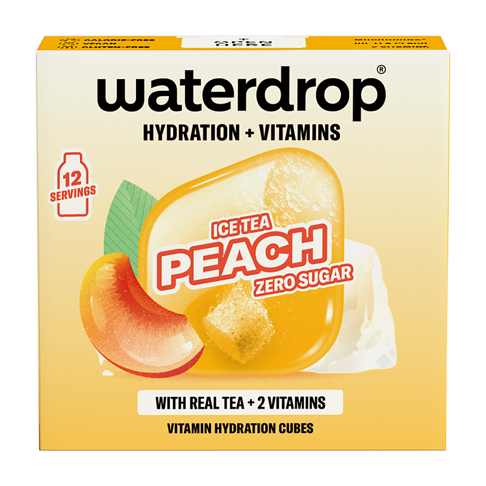 Waterdrop Microdrink Ice Tea nápoj s vitamínom C a B3 príchuť Peach 12 ks