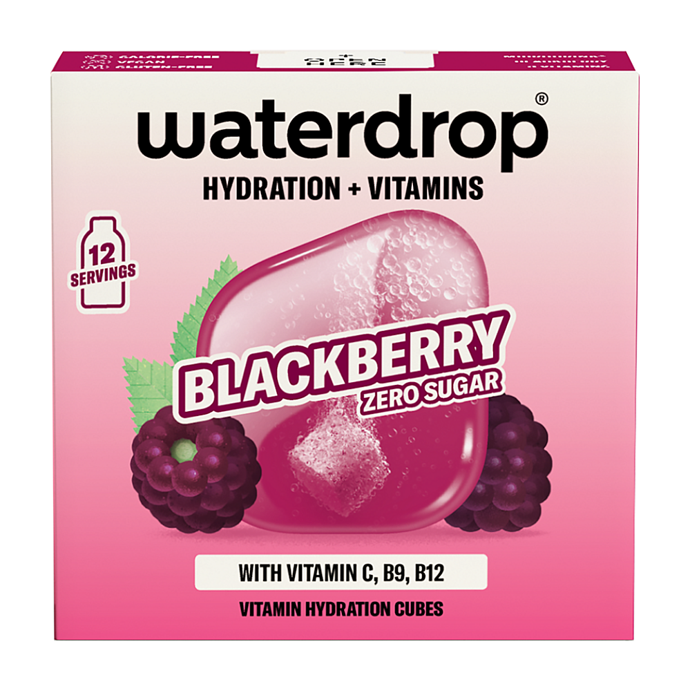 Waterdrop Microdrink nápoj s vitamínmi príchuť Snow –⁠⁠⁠⁠⁠⁠ Blackberry 12 ks