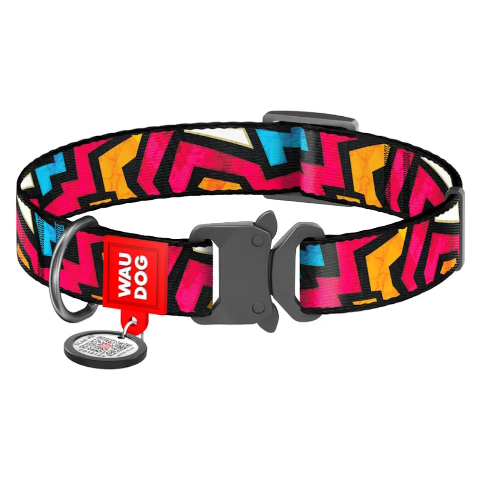 E-shop WAUDOG Obojok pre psov Graffiti 1 kus, Veľkosť: L