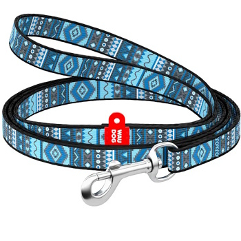 WAUDOG Vodítko pre psov Etno modré 1 kus, Veľkosť: M (Obojky, postroje a vodítka pre psov)
