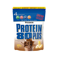 Protein 80 Plus, viaczložkový proteín, Weider, 500 g - Čokoláda