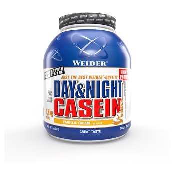 WEIDER Day & night casein príchuť vanilka 1800 g