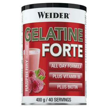 Weider, Gelatine Forte, 400 g - Malina