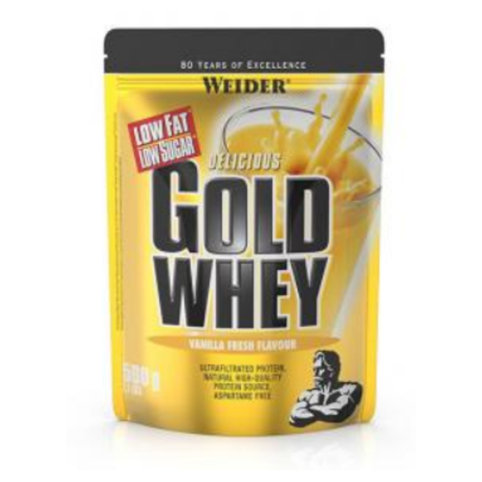 Gold Whey, srvátkový proteín, Weider, 500 g - Vanilka