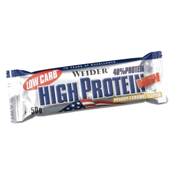 WEIDER Low Carb High Protein proteínová tyčinka Latte Macchiato 50 g