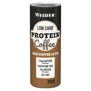 WEIDER Low Carb Protein Coffee Latte proteínová káva 250 ml