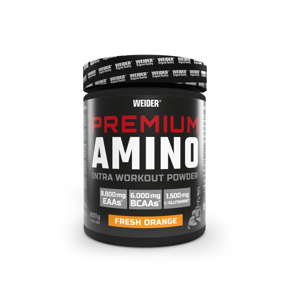 WEIDER Premium Amino Nestimulačná predtréningová zmes 800 g