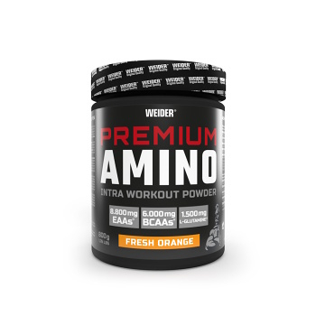 WEIDER Premium Amino Nestimulačná predtréningová zmes 800 g (Komplexné aminokyseliny)