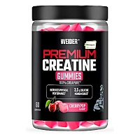 WEIDER Premium creatine gummies 100% crepure čerešňa 60 kapsúl