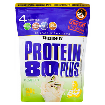 WEIDER Proteín 80 plus príchuť pistácia 500 g
