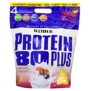 WEIDER Proteín 80 plus príchuť lesné plody a jogurt 2000 g