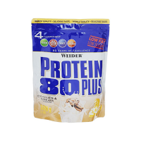Protein 80 Plus, viaczložkový proteín, Weider, 500 g - Cookies &amp; Cream