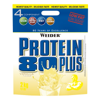 WEIDER Protein 80 plus príchuť vanilka 2000 g