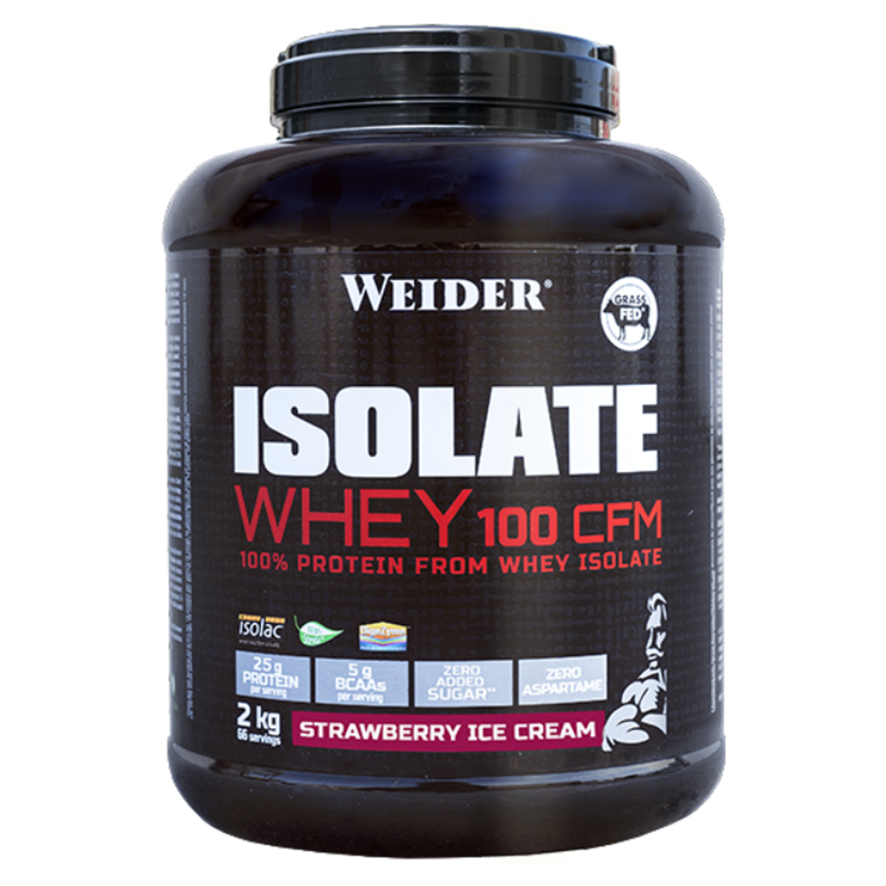 WEIDER Isolate whey 100CFM srvátkový izolát jahodová zmrzlina 2000 g