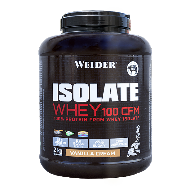 WEIDER Isolate whey 100 CFM srvátkový izolát príchuť vanilla cream 2 kg