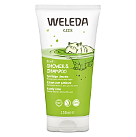 WELEDA Sprchový krém a šampón veselá limetka 150 ml