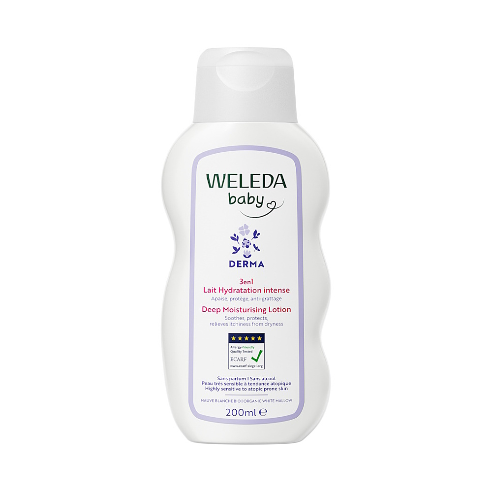 WELEDA 3v1 Derma hydratačné mlieko 200 ml