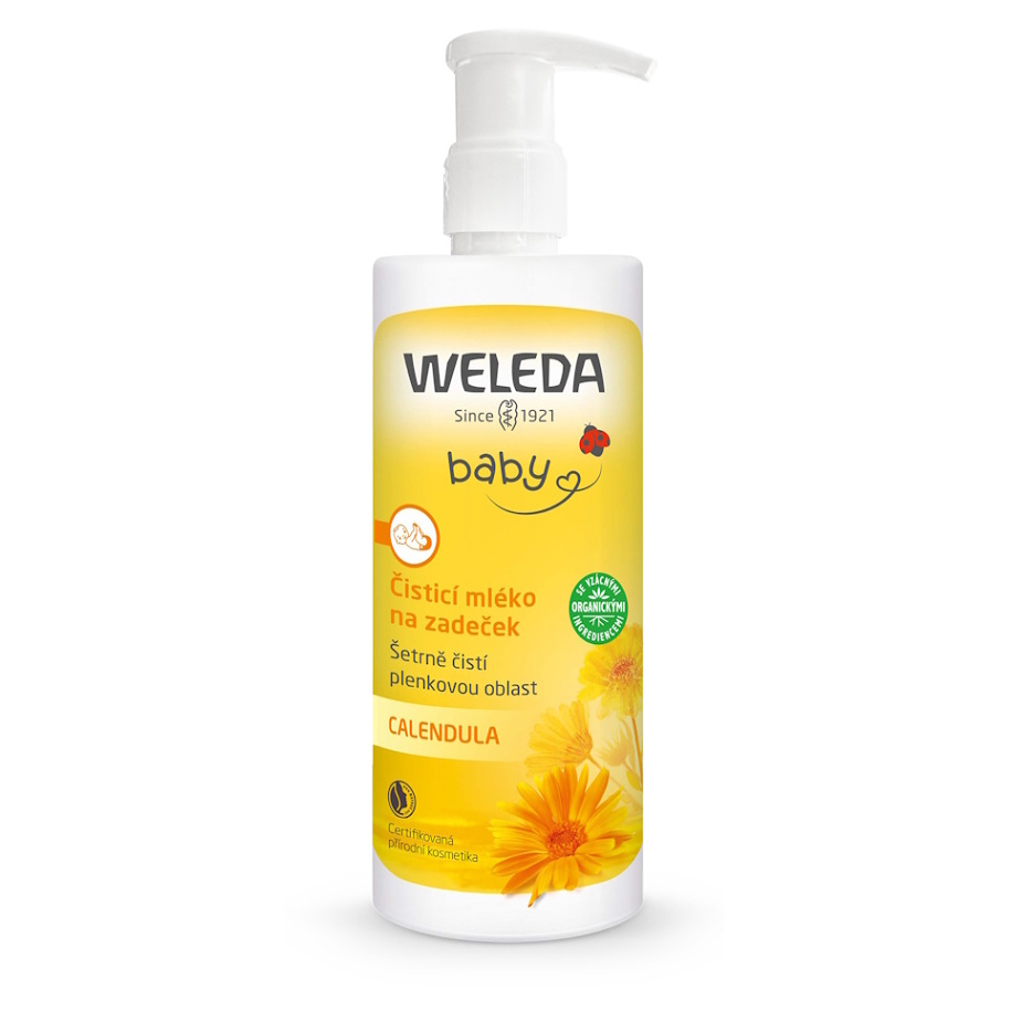 WELEDA Čistiace mlieko na zadoček 400 ml
