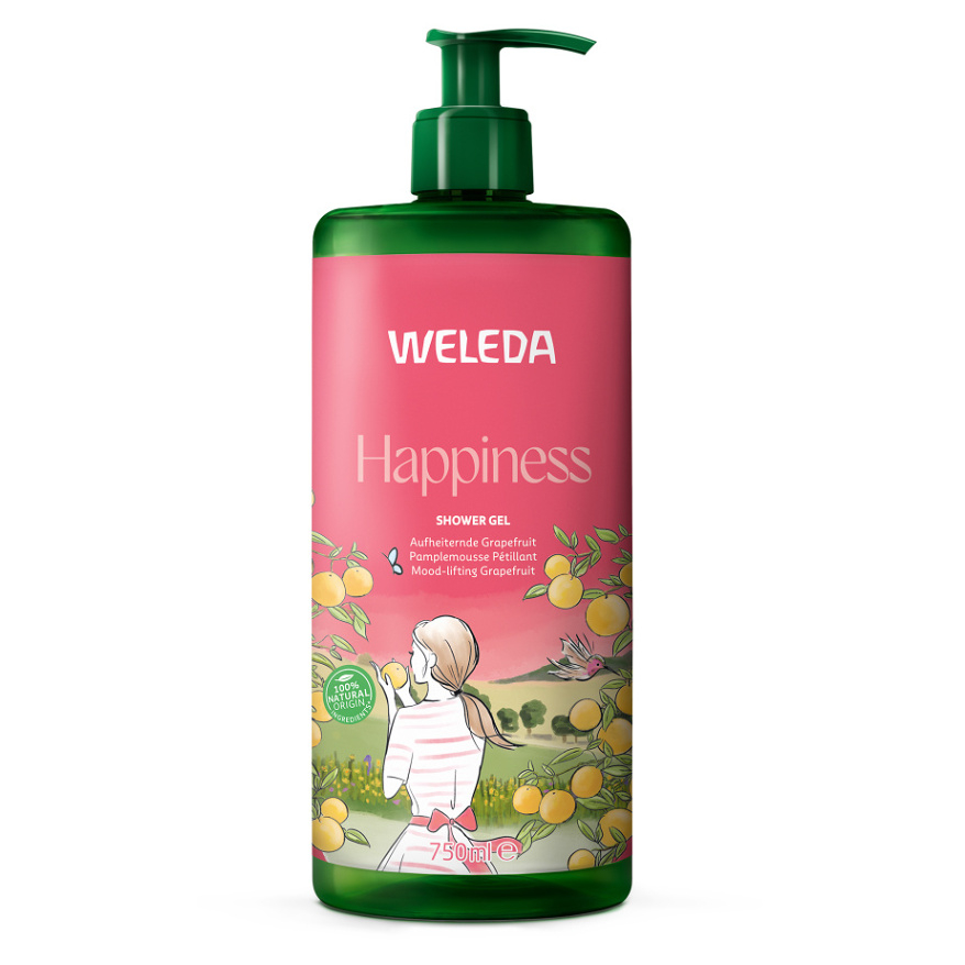 WELEDA Happiness Grepový sprchový krém 750 ml